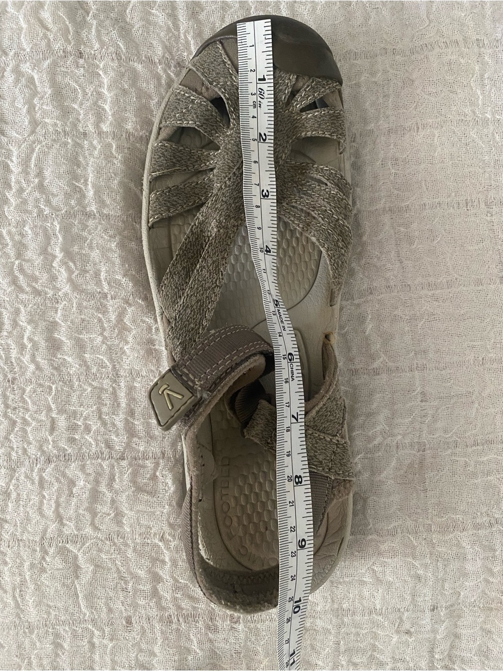 Keen Women’s Rose Comfort Cross-Strap Sandals in Taupe - Picture 6 of 7